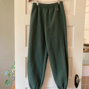 Champion green sweatpants